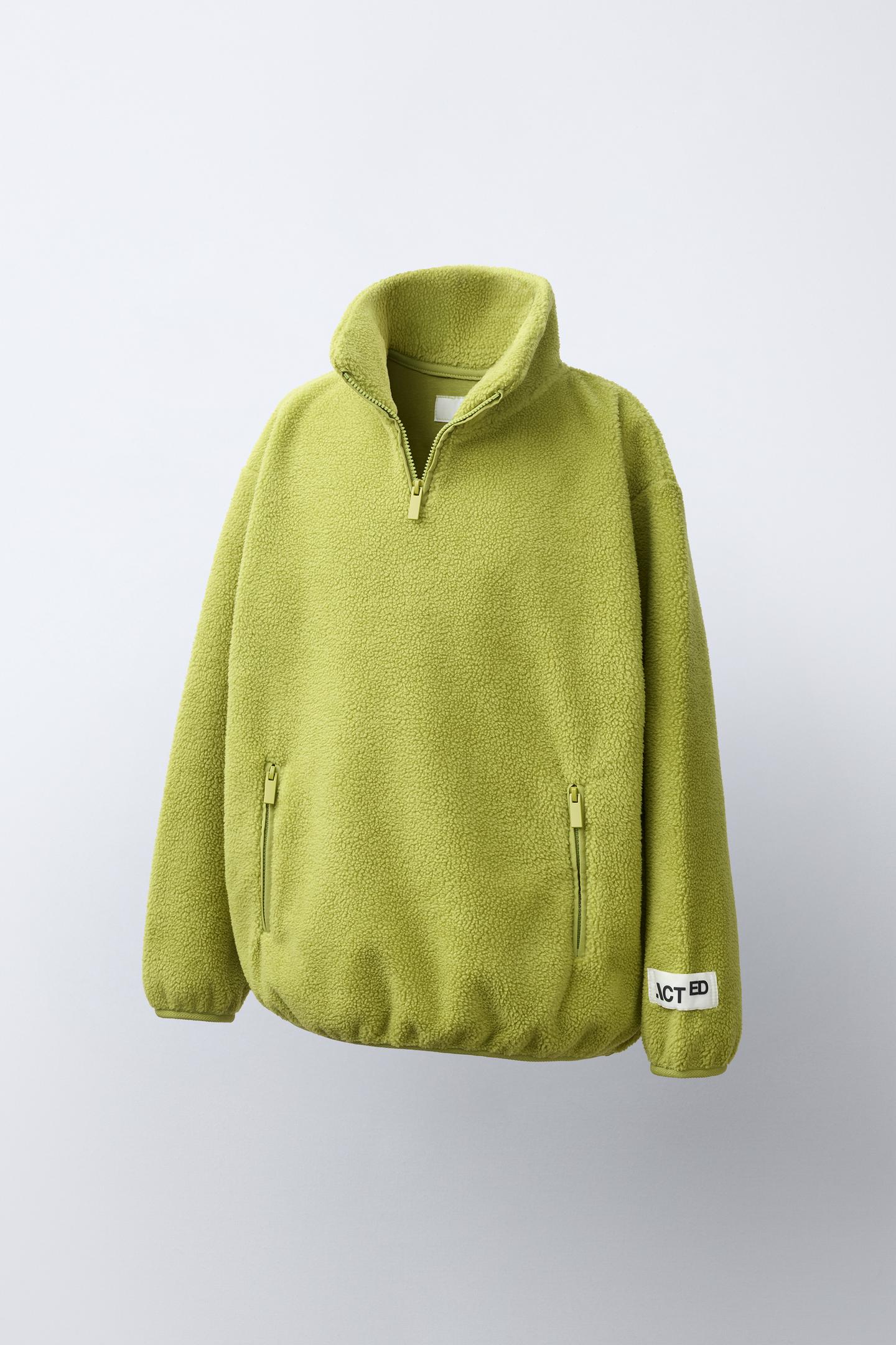 Детская толстовка Zara Sporty Fleece, цвет: Зелёный — фото 2