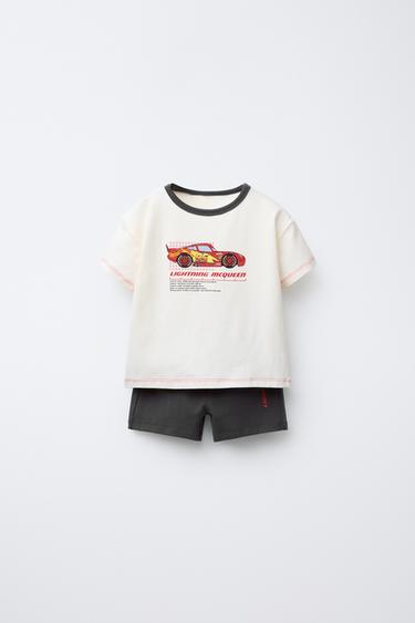 2-6 ANS/ PYJAMA IMPRIMÉ CARS FLASH MCQUEEN © DISNEY - Écru de Zara