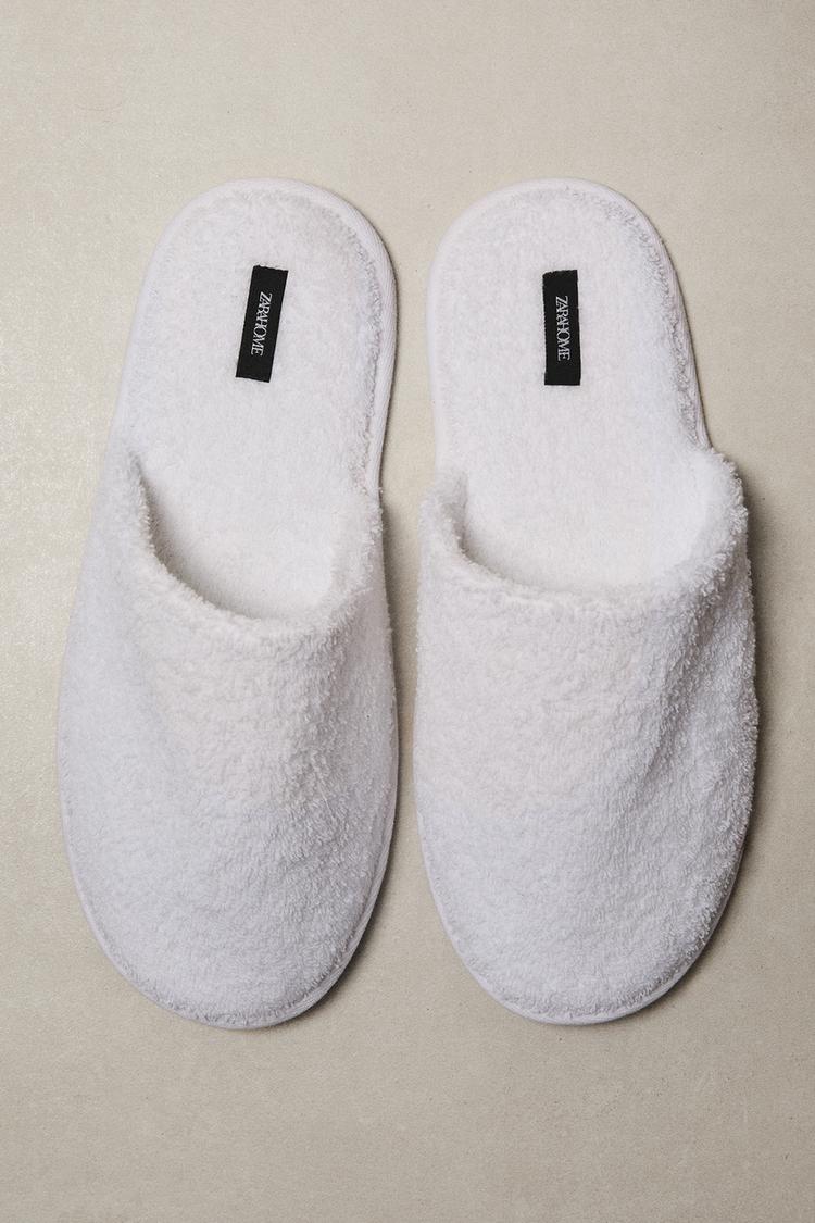TERRY SLIPPERS White ZARA United Kingdom - Main Image