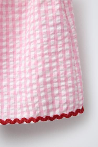 6-14 YEARS/GINGHAM CHECK PYJAMAS - Pink by Zara - Image 6