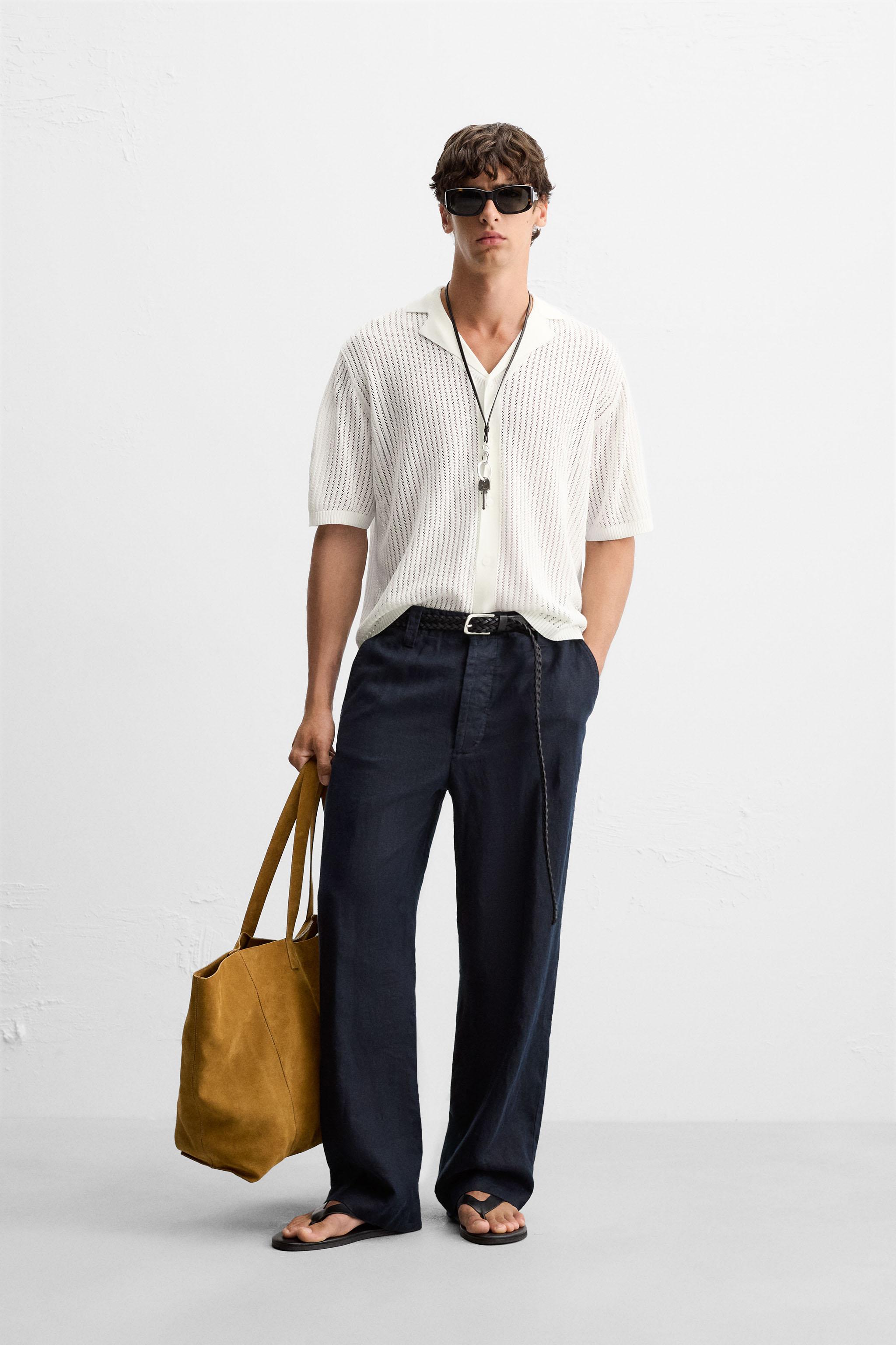 CHEMISE EN MAILLE AJOURÉE