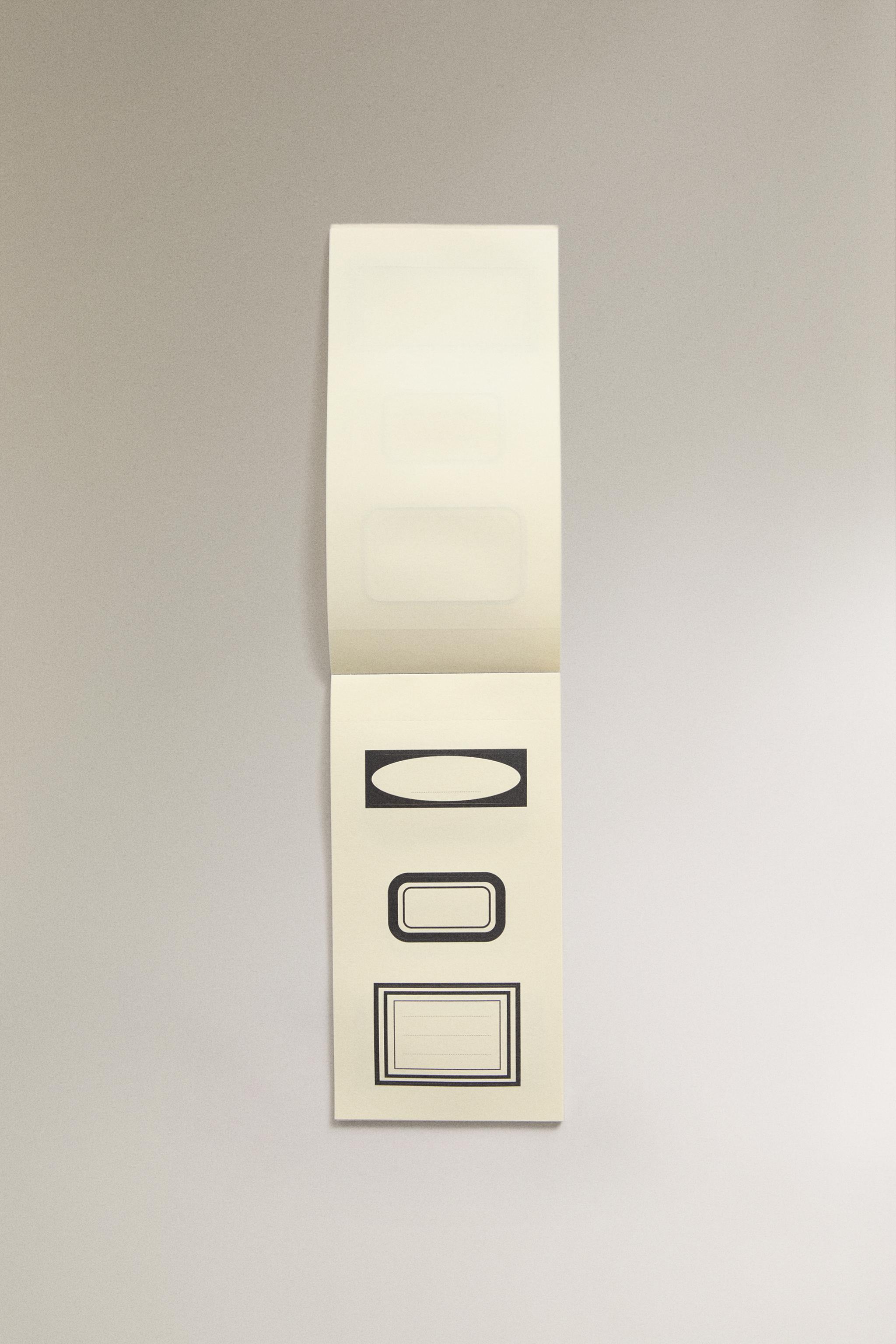 Zara NAME STICKER PAD — фото 3
