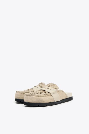 GATHERED CLOGS X FANGLU LIN - Ecru White by Zara - Image 2