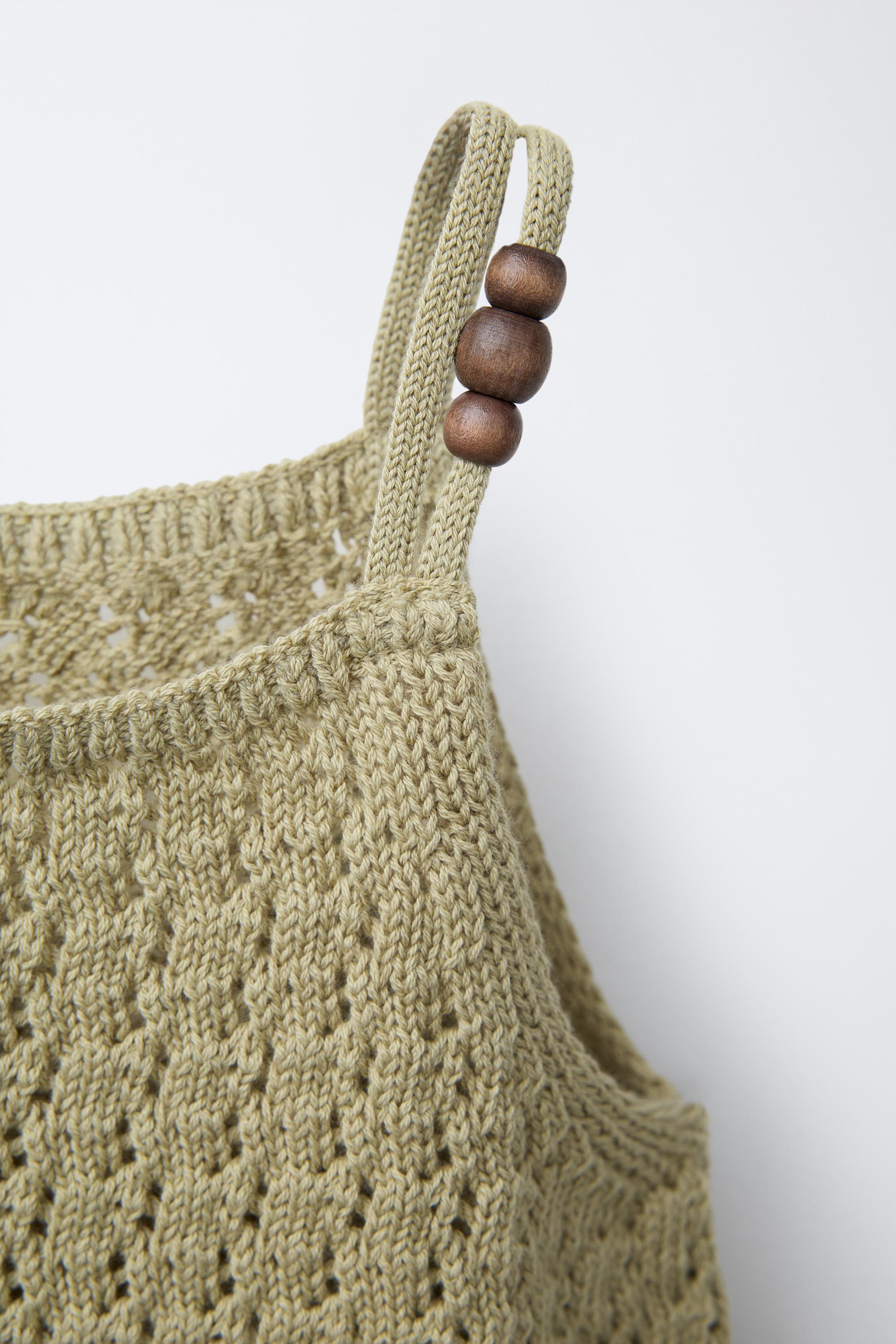 きなこ　1109 RIBBED KNIT SWEATER WITH RIBBONS - Orange | ZARA United States
