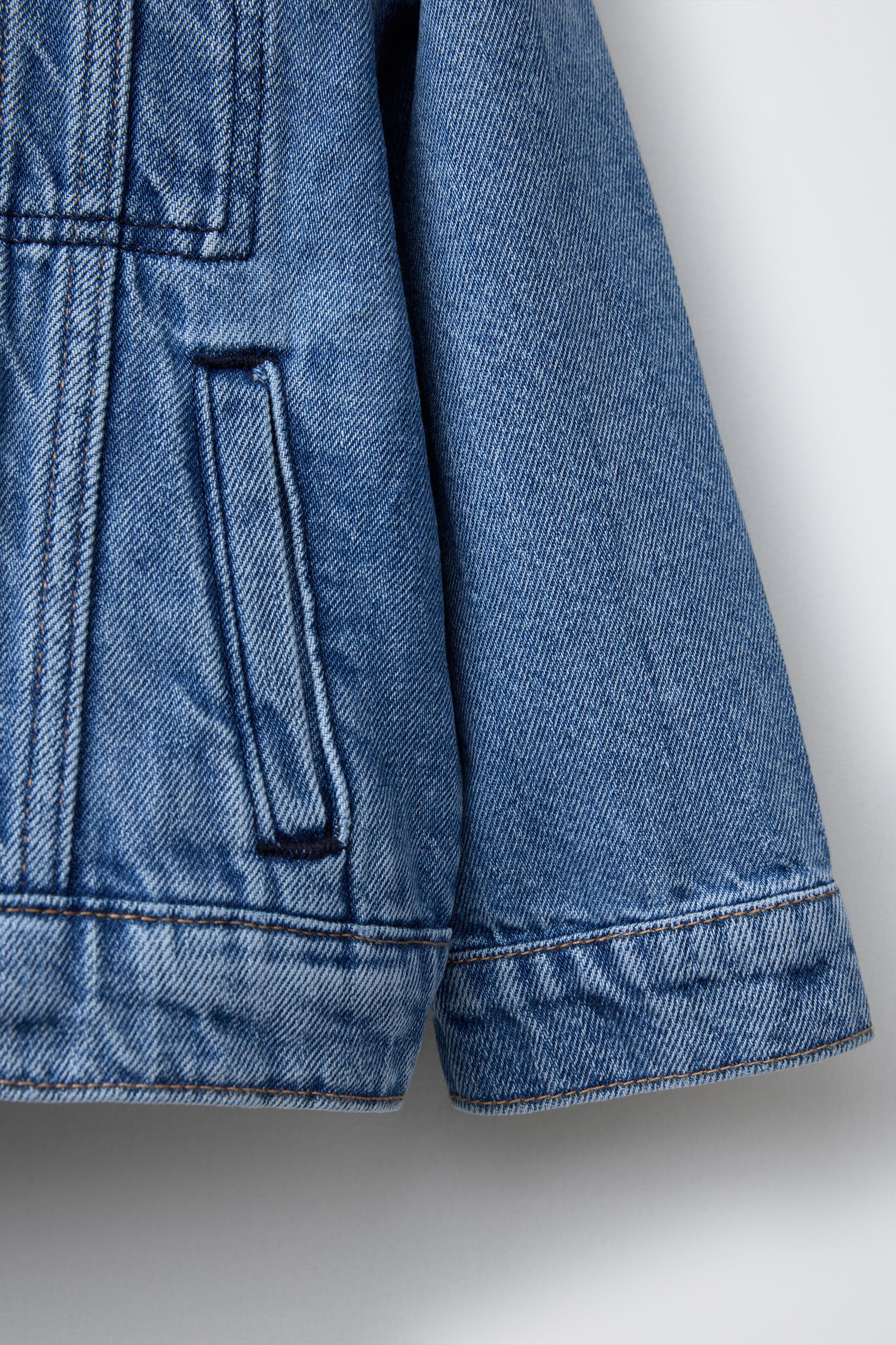 ベーシック デニムジャケット - ミディアムブルー | ZARA Japan ベーシック デニムジャケット - ミディアムブルー | ZARA Japan