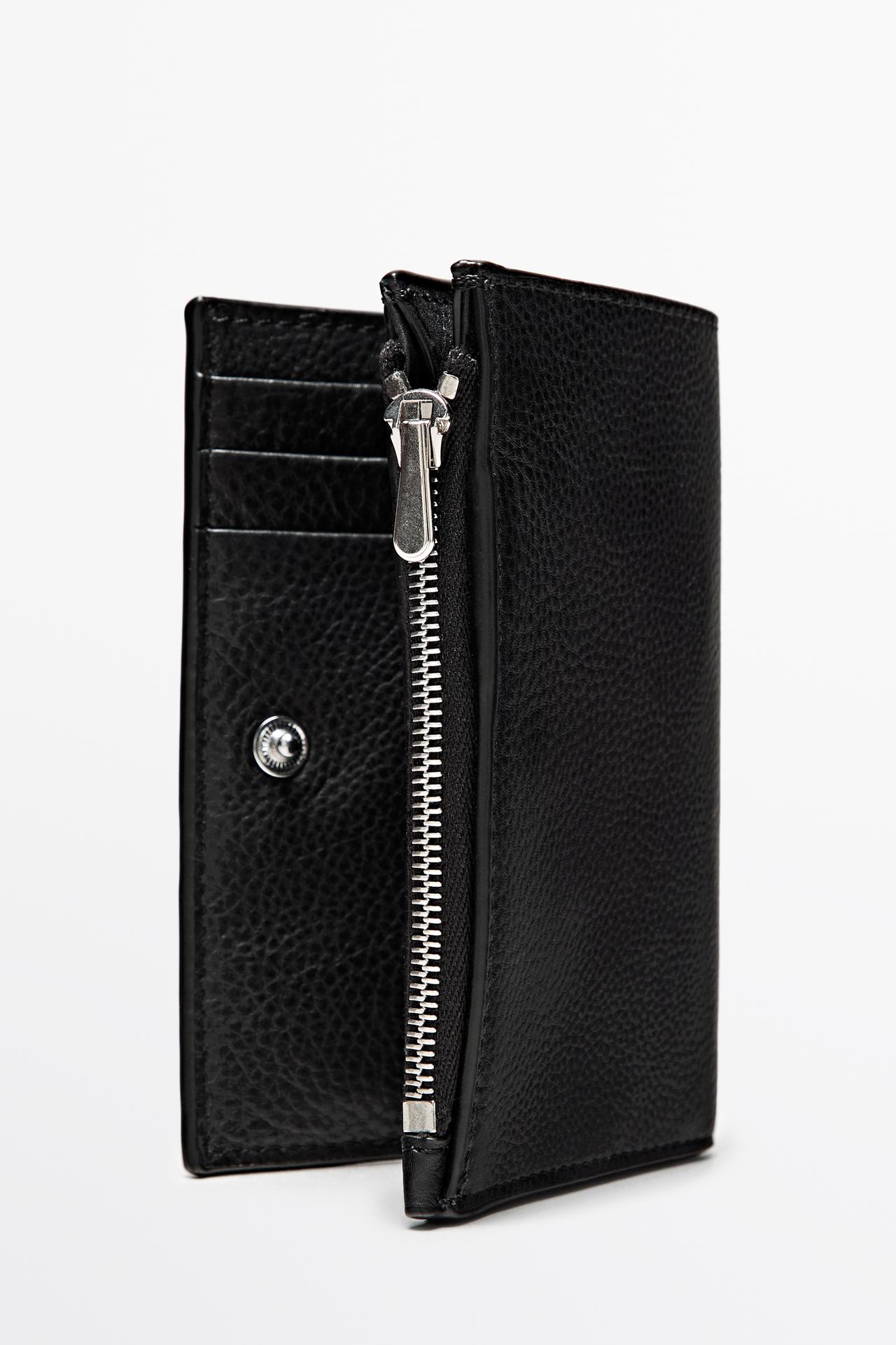 Nappa leather wallet — Black