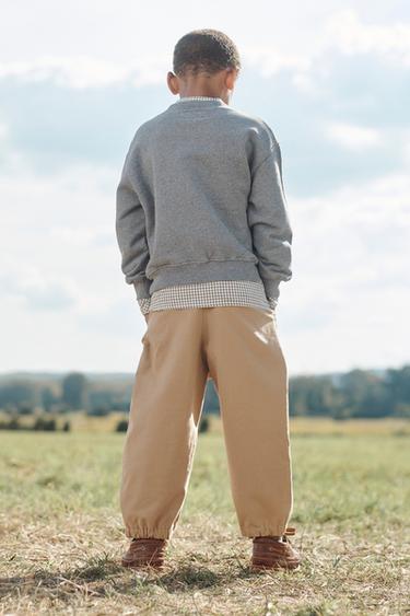 LIMITED EDITION JOGGING TROUSERS - camel by Zara - Image 1