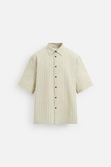 SEERSUCKER PRINT SHIRT - 026 by Zara