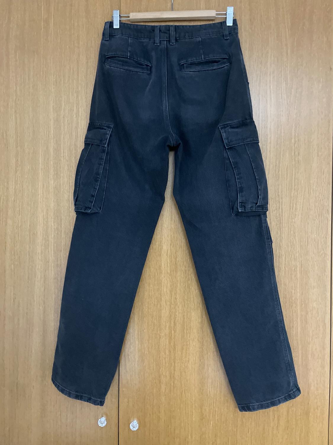 STRAIGHT FIT CARGO JEANS - Image 2