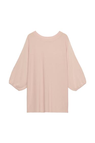 CUERPO OVERSIZE PUNTO - rosa claro de Zara