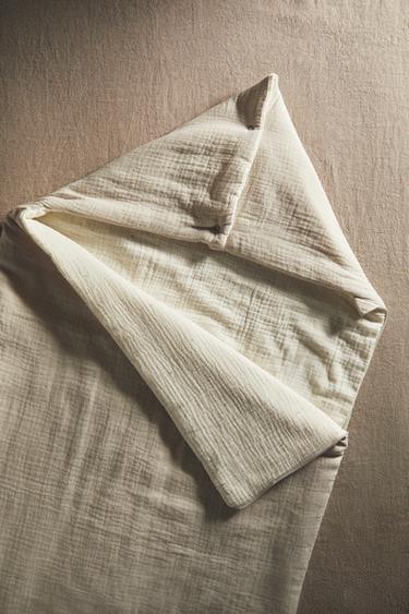 BABYSACK AUS GAZE MIT MOND - Taupegrau von Zara