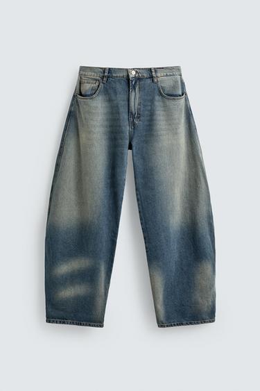 JEANS BALLOON FIT - Azul medio de Zara
