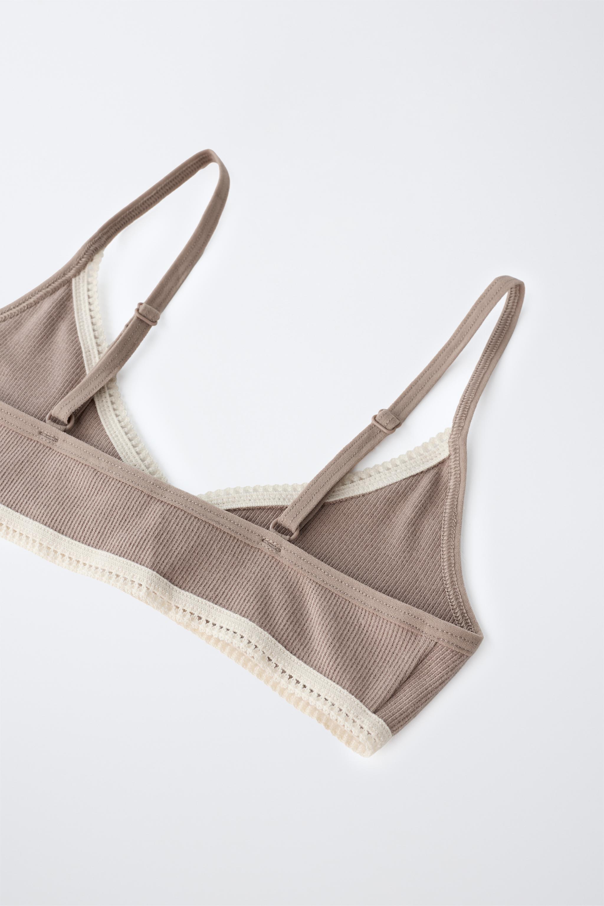 9-14 YEARS/ THREE-PACK RIBBED LACE CAMISOLES