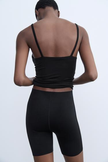 BODY SHAPE CYCLING SHORTS - Black by Zara