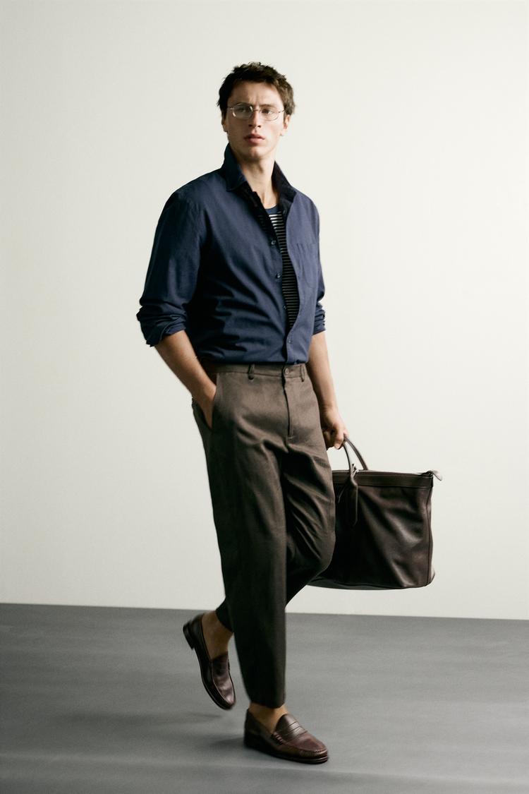 Pantalones 100% lino corte regular 5
