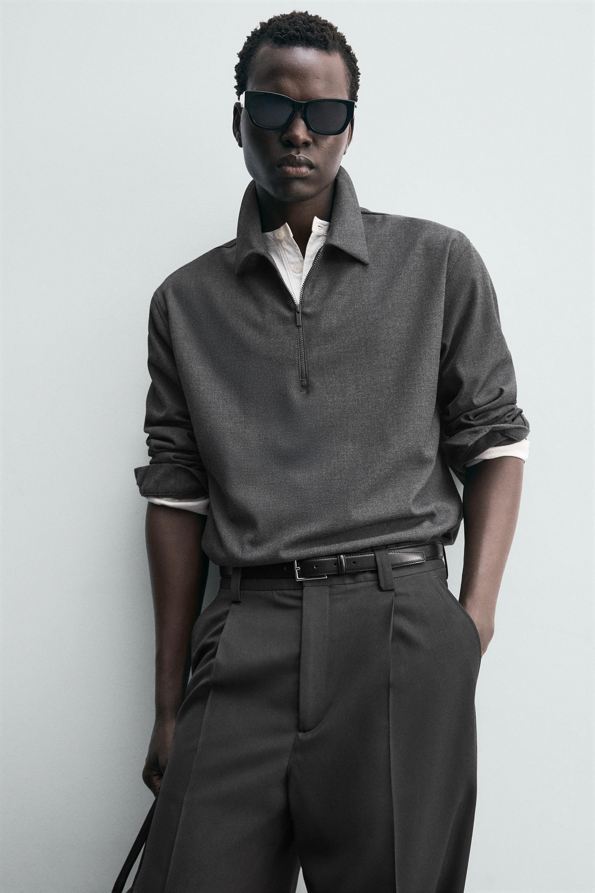 CHEMISE POLO AVEC VISCOSE