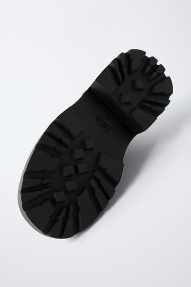 ANKLE BOOTS WITH BUCKLES - Black by Zara - Image 6