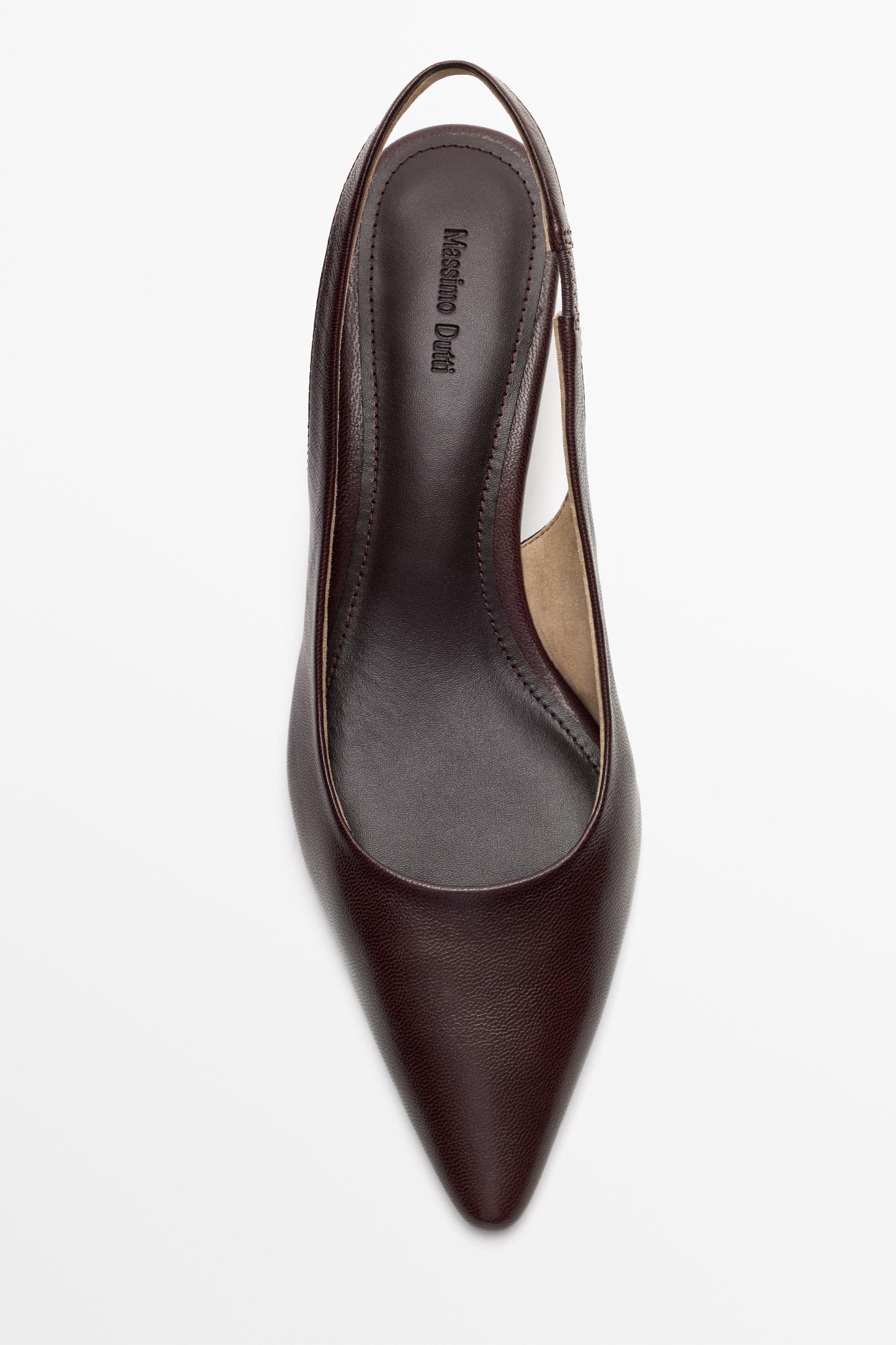 Chaussure à talon ouvert