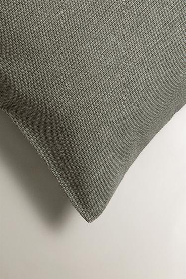 PLAIN CUSHION COVER - Light blue by Zara - Image 1
