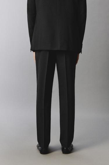 WOOL SUIT TROUSERS - Black by Zara - Image 2