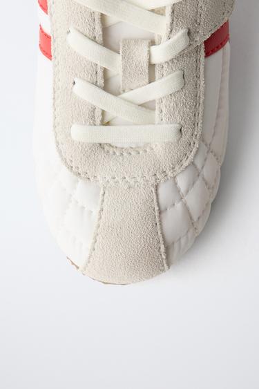 BASKET DE SPORT RÉTRO - Blanc de Zara - Image 3