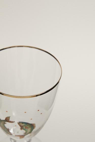 PISCES ZODIAC GLASS | MARISA BERENSON - Transparent by Zara - Image 1