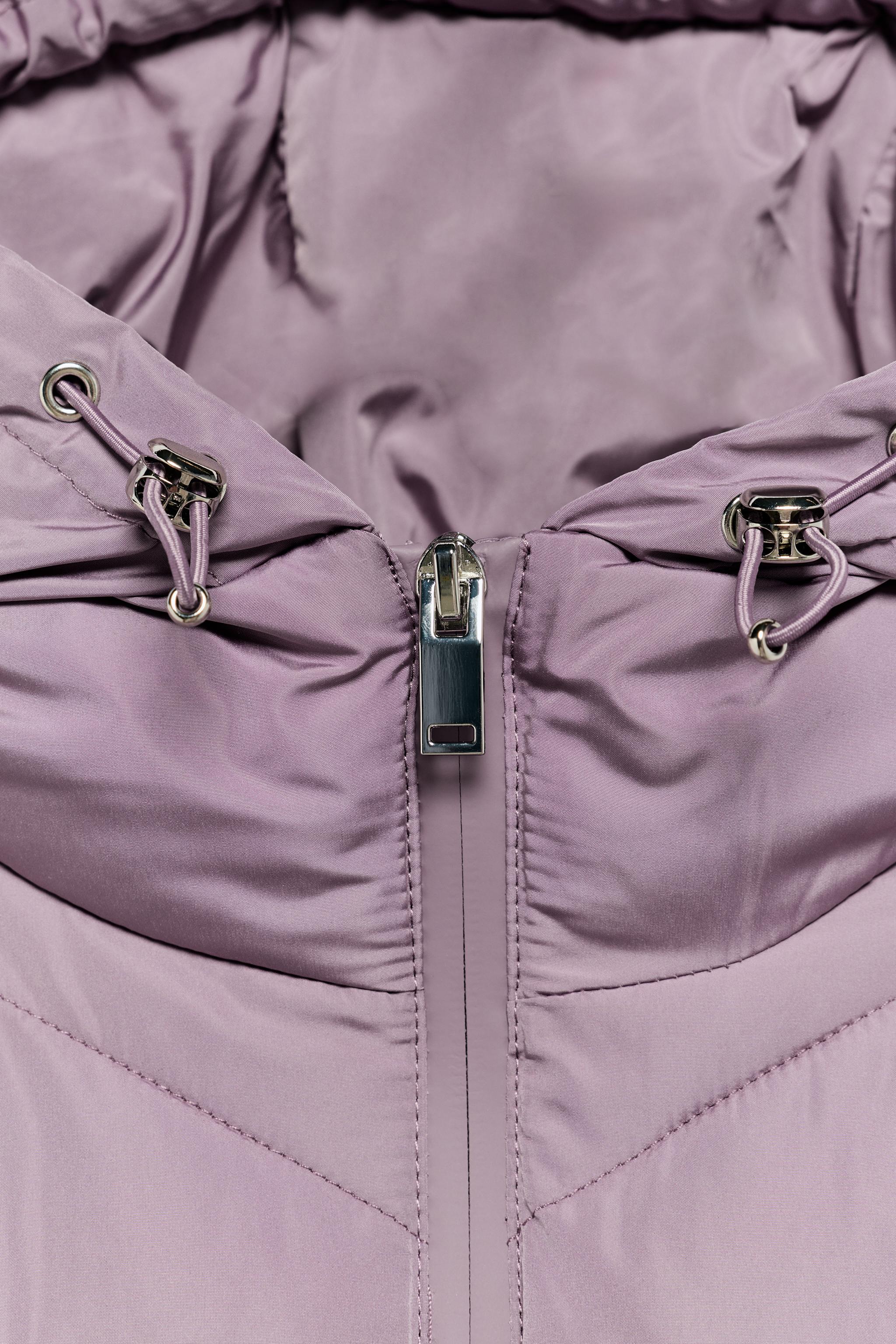 BLOUSON MATELASSÉ À CAPUCHE