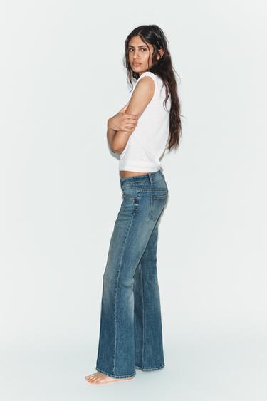 TRF LOW-RISE BOOTCUT JEANS - Blue by Zara - Image 3