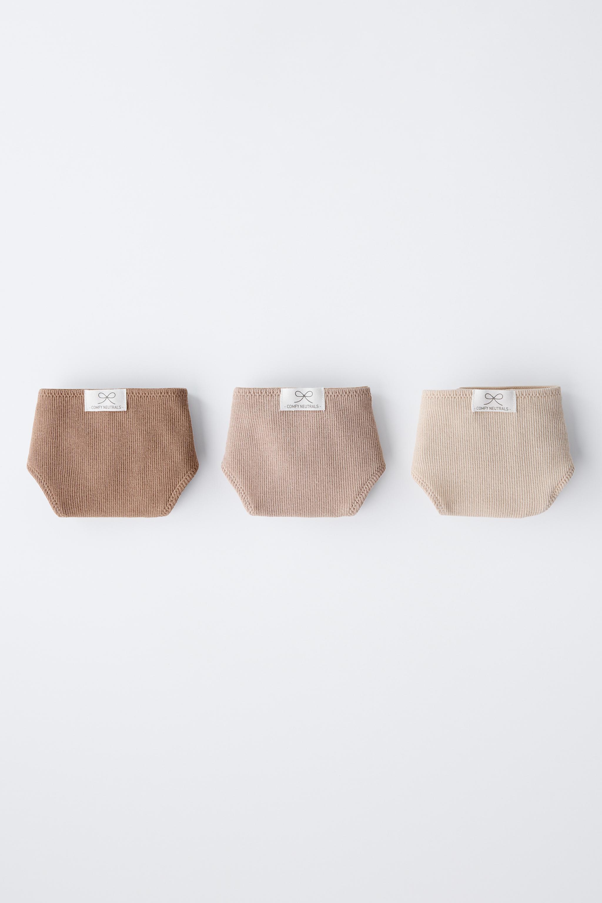 6 ANS/ LOT DE TROIS CULOTTES RIB ÉTIQUETTE