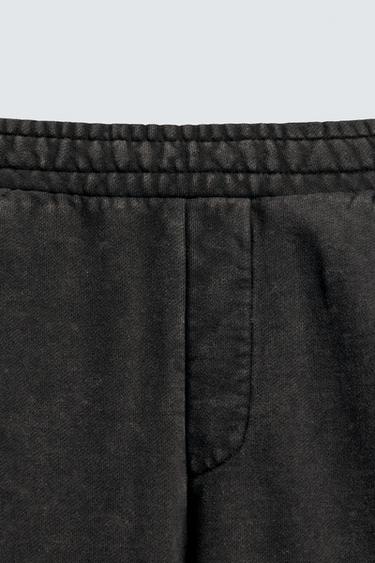 FADED BALLOON FIT JOGGERS - Dark anthracite by Zara - Image 8
