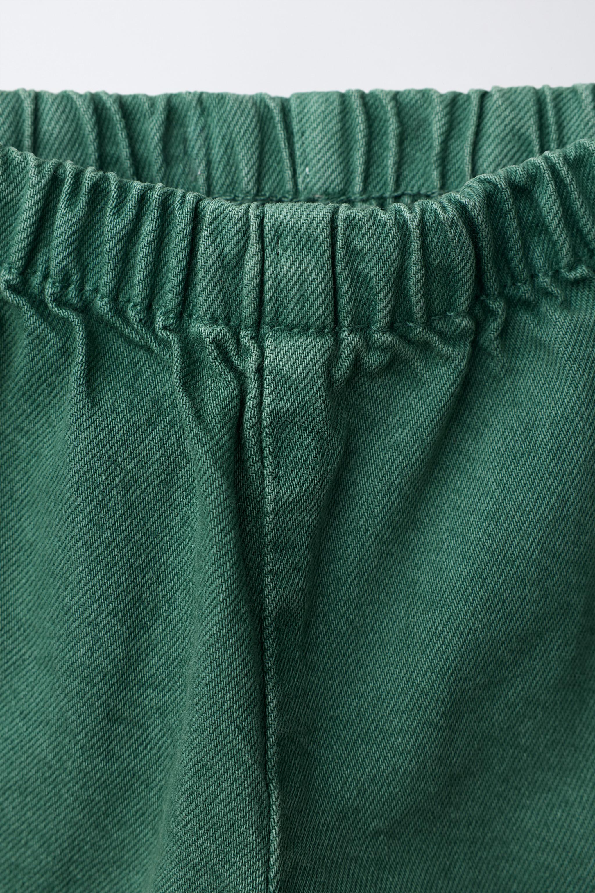 PANTALON EN SERGÉ BAGGY