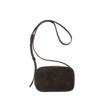 LEATHER CROSSBODY BAG - Brown by Zara