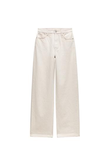 ZW COLLECTION WIDE-LEG HIGH-WAIST JEANS