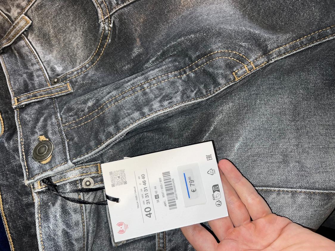 WAXED EFFECT JEANS - LIMITED EDITION - Image 6
