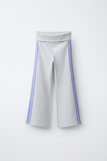 LEGGING FLARE BANDAS LATERALES - Gris vigoré de Zara