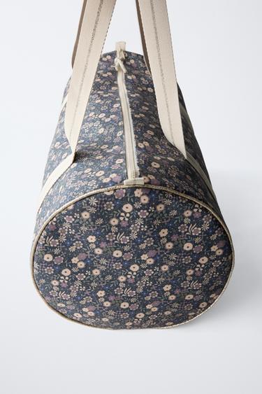 FLORAL SCHOOL BOWLING BAG - Blue by Zara - Image 3