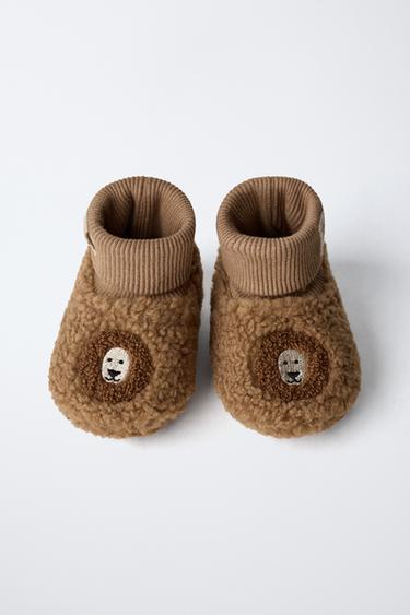 CHAUSSONS D’INTÉRIEUR ANIMAUX - Marron de Zara - Image 6