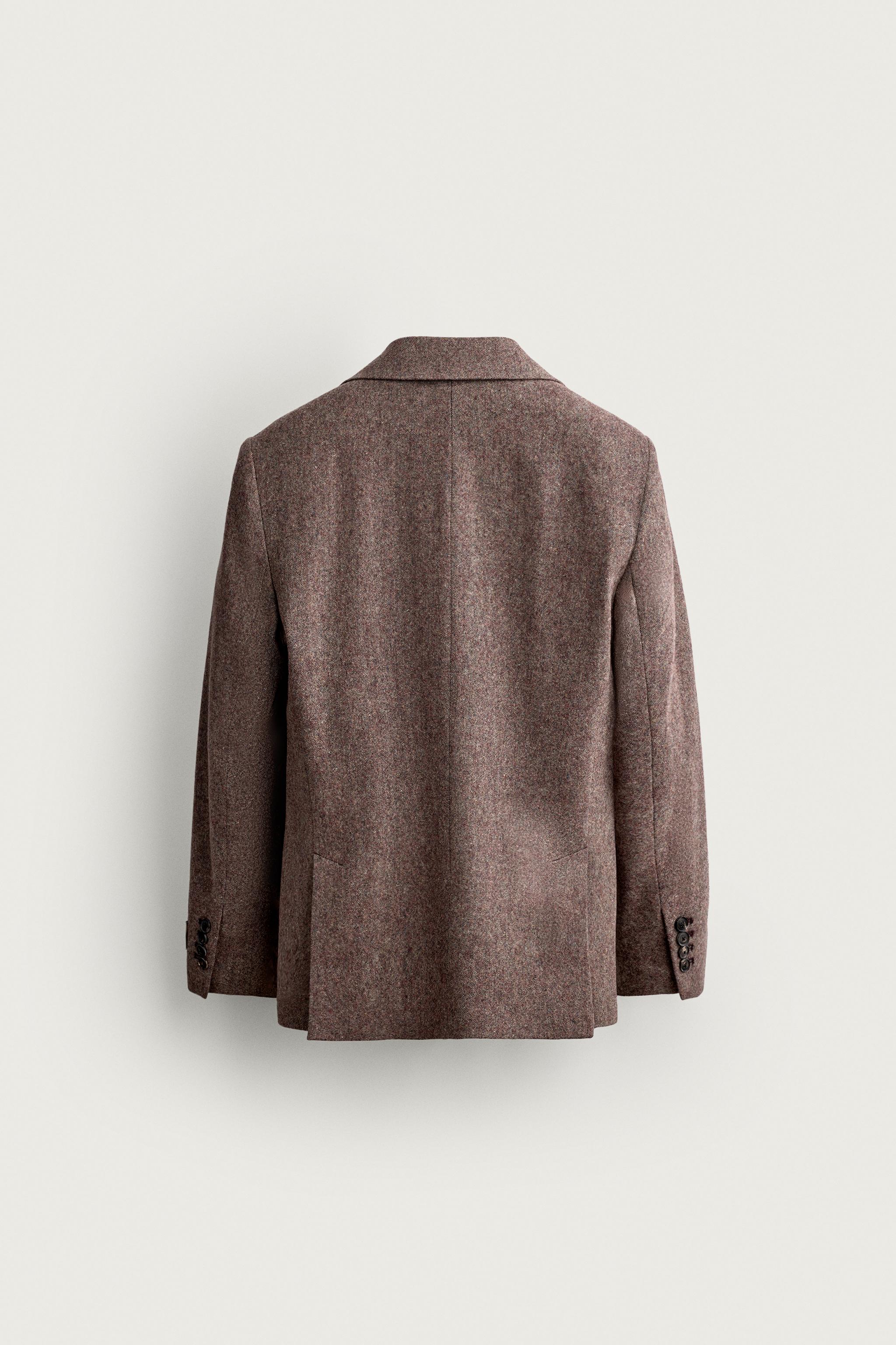 100% WOOL SUIT BLAZER