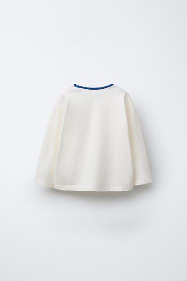 PADDINGTON™ EMBROIDERED T-SHIRT - Light ecru by Zara - Image 1