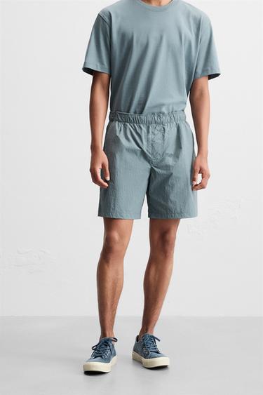 BERMUDA TECHNIQUE - Bleu / Gris de Zara