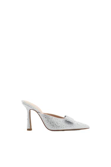 RHINESTONE HEELED SLINGBACKS