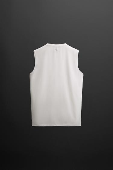 TRAINING TANK TOP - White by Zara - Image 1