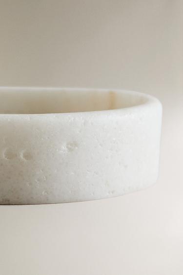 MARBLE-EFFECT BATHROOM SOAP DISH - Beige by Zara - Image 3