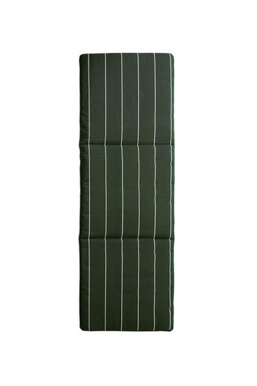 STRIPED TOPPER WITH PIPING - Green by Zara