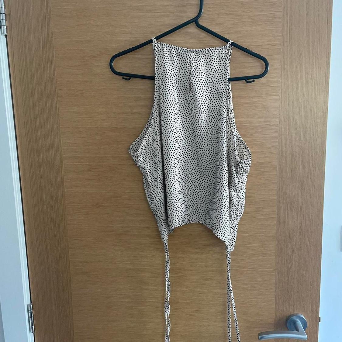 CROPPED TOP WITH GATHERED DETAILS - Image 3