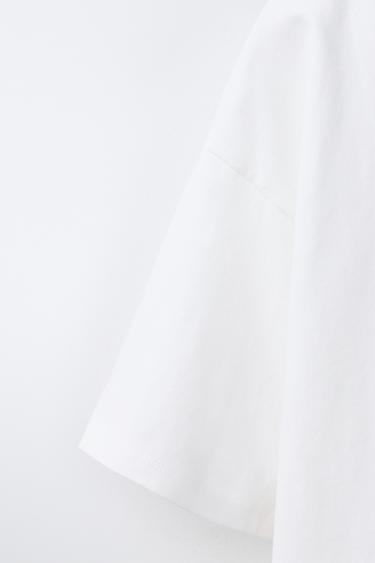 PRINTED T-SHIRT - White by Zara - Image 3