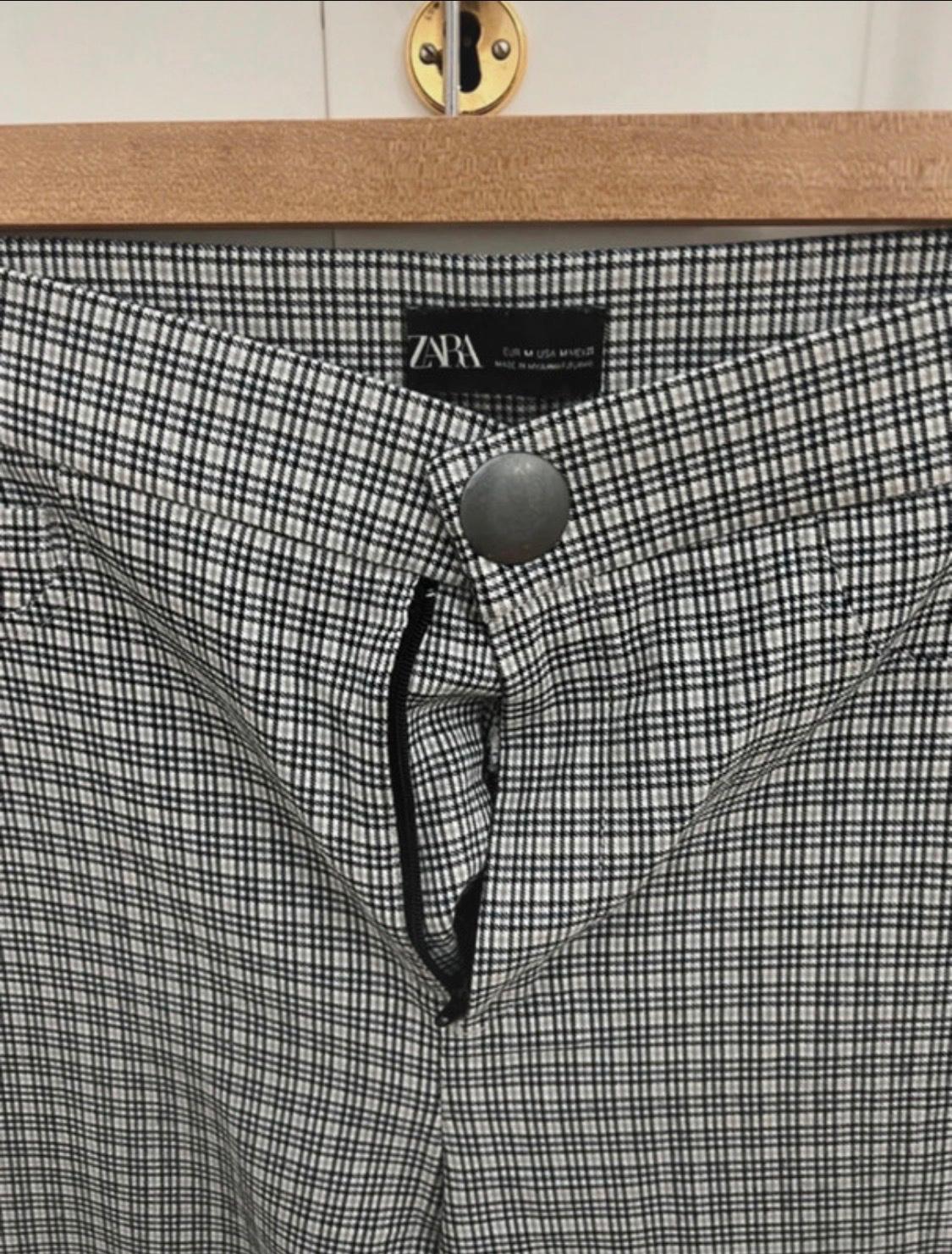 FLARED CHECK LEGGINGS - Image 3