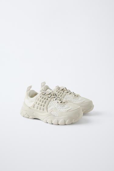 WHITE TRAINERS - White by Zara