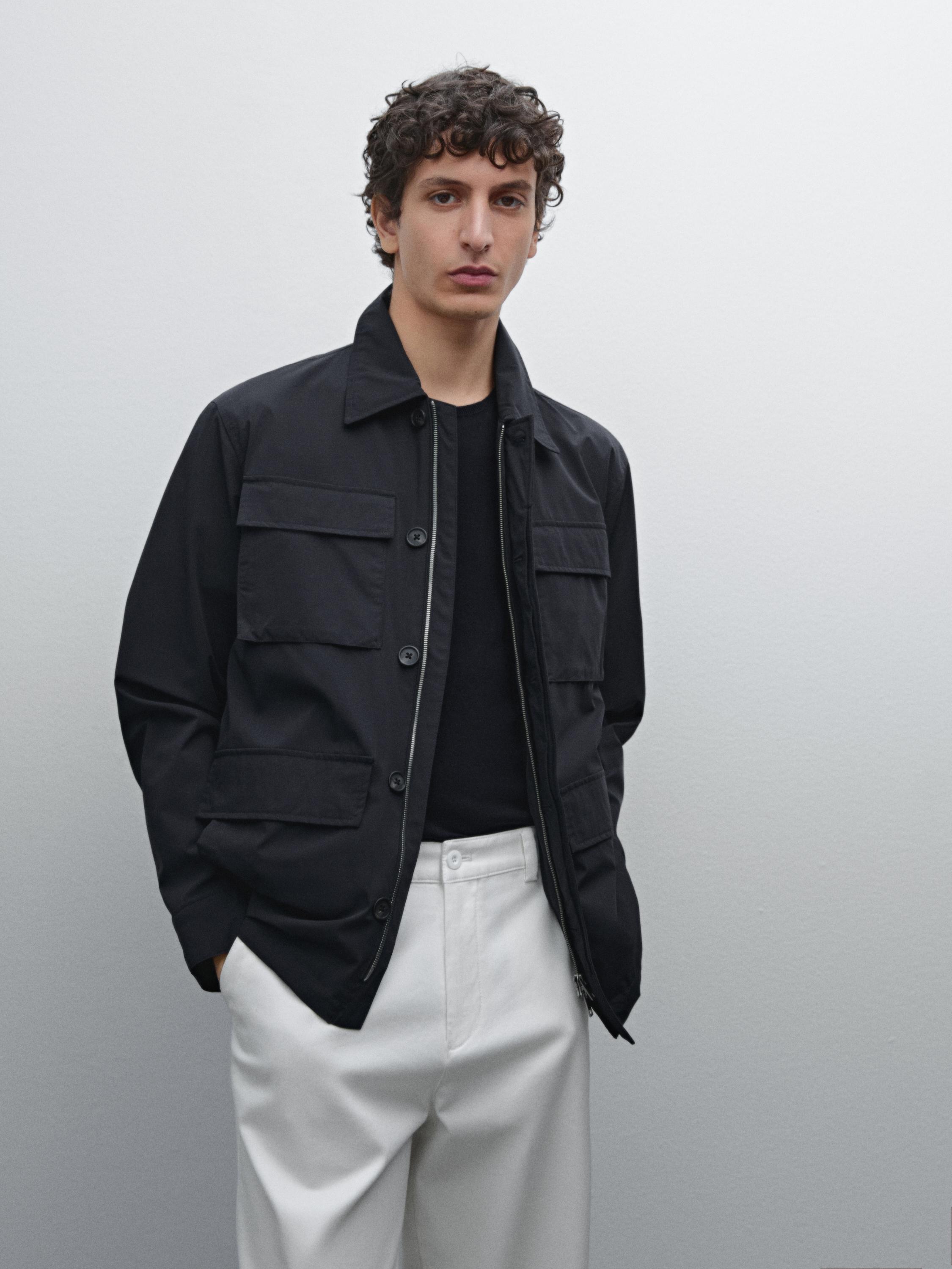 完売品』ZARA ザラ ウォーターレペレントジャケット - メルカリ