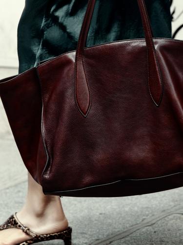 Zara Nappa leather maxi tote bag - 780 - Image 0